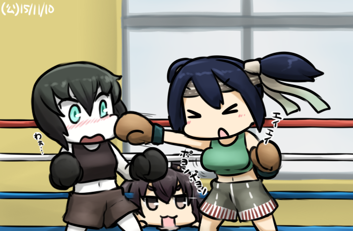 souryuu, tokitsukaze, and ri-class heavy cruiser (kantai collection) drawn by hamu_koutarou