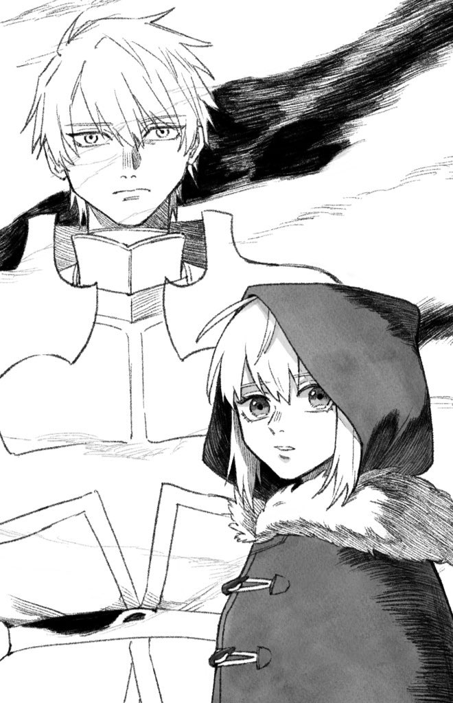 gray and kay (fate and 1 more) drawn by cheeeeese0619