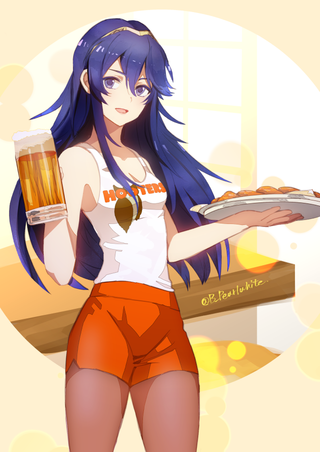 lucina and hootie the owl (fire emblem and 2 more) drawn by shoochiku_bai