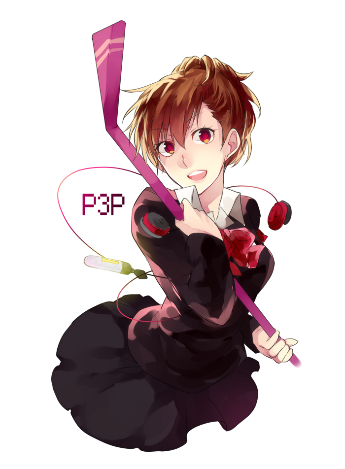 shiomi kotone (persona and 2 more) drawn by kuro_no_haijin