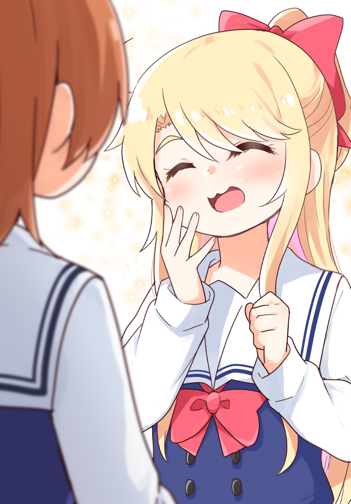 himesaka noa and hoshino hinata (watashi ni tenshi ga maiorita!) drawn by mukunoki_nanatsu