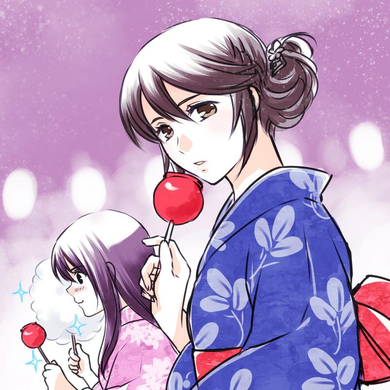 tatekami seri and minashiro orihime (soukyuu no fafner) drawn by takenoko_(flamingo_garden)