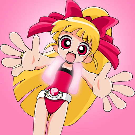 akazutsumi momoko and hyper blossom (powerpuff girls z) drawn by kono1