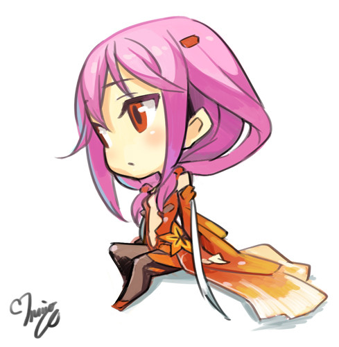 yuzuriha inori (guilty crown) drawn by minoa_(lastswallow)
