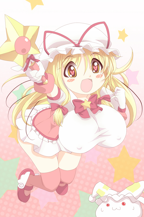 yakumo yukari, yakumo ran, and kyubey (touhou and 1 more) drawn by yanmarson
