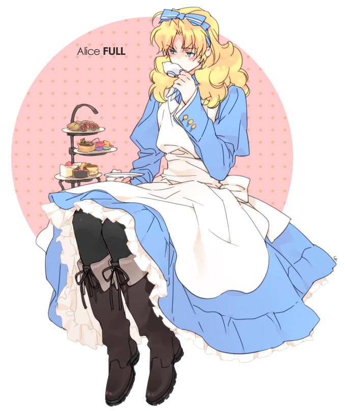 alice and full frontal (gundam and 2 more) drawn by toujou_sakana