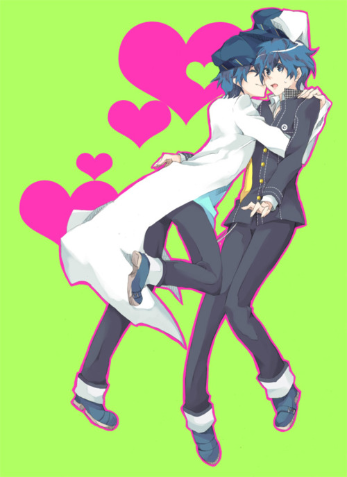 shirogane naoto (persona and 1 more) drawn by icoxx