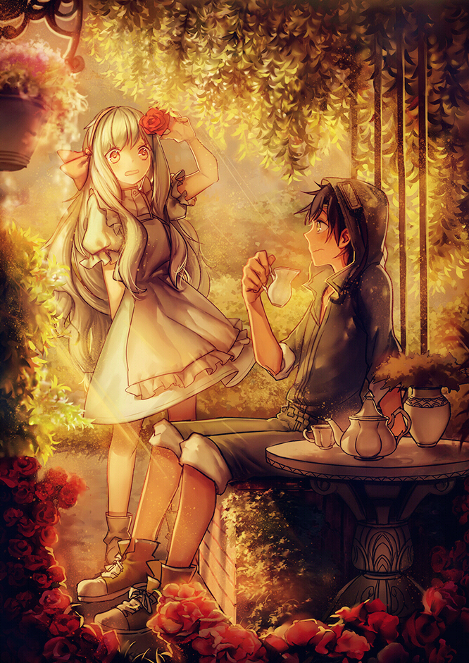 kozakura marry and seto kousuke (kagerou project) drawn by leclle