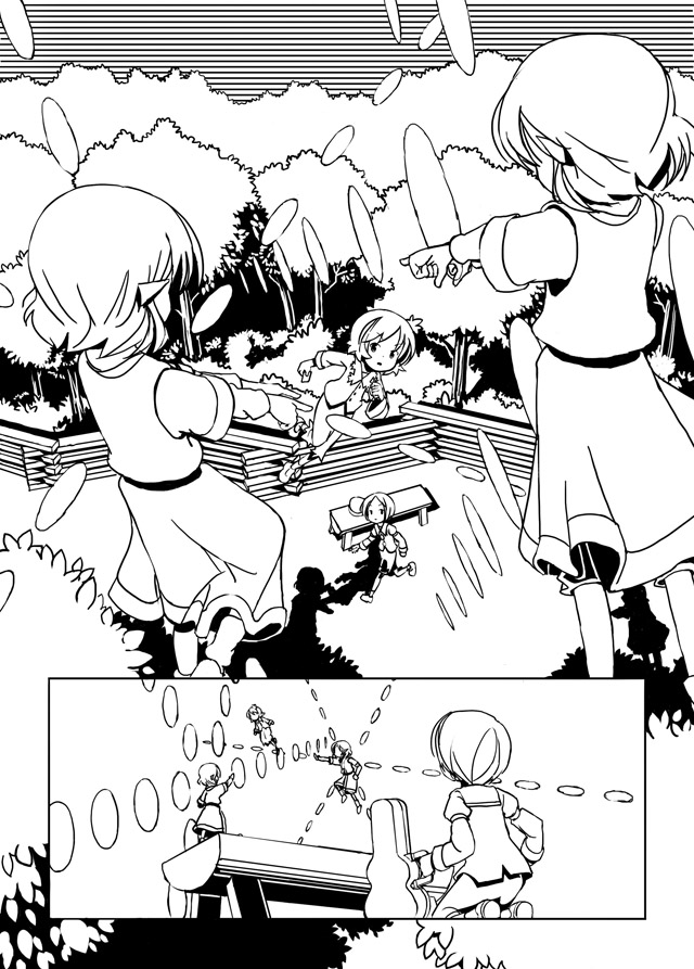 mizuhashi parsee, aki shizuha, and lunasa prismriver (touhou) drawn by sixten