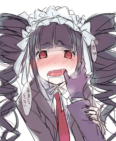 kirigiri kyoko and celestia ludenberg (danganronpa and 1 more) drawn by mizuki_(koko_lost)