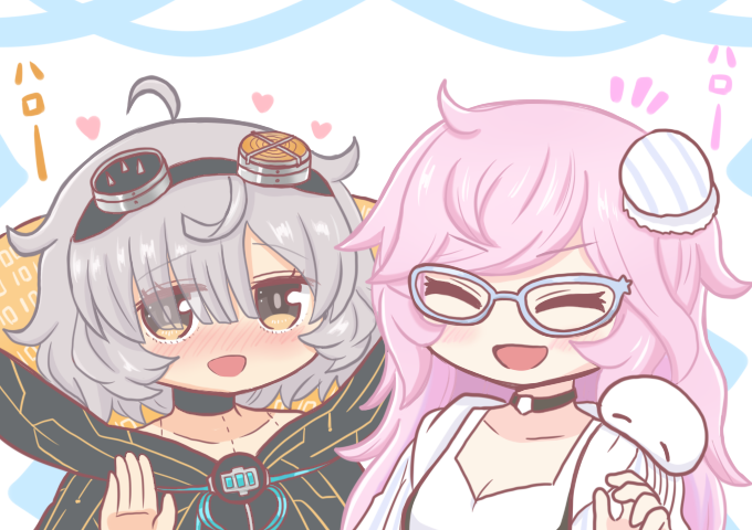 miwa mitsune and kazari jun (mahou shoujo madoka magica and 1 more) drawn by reverse_(bluefencer)