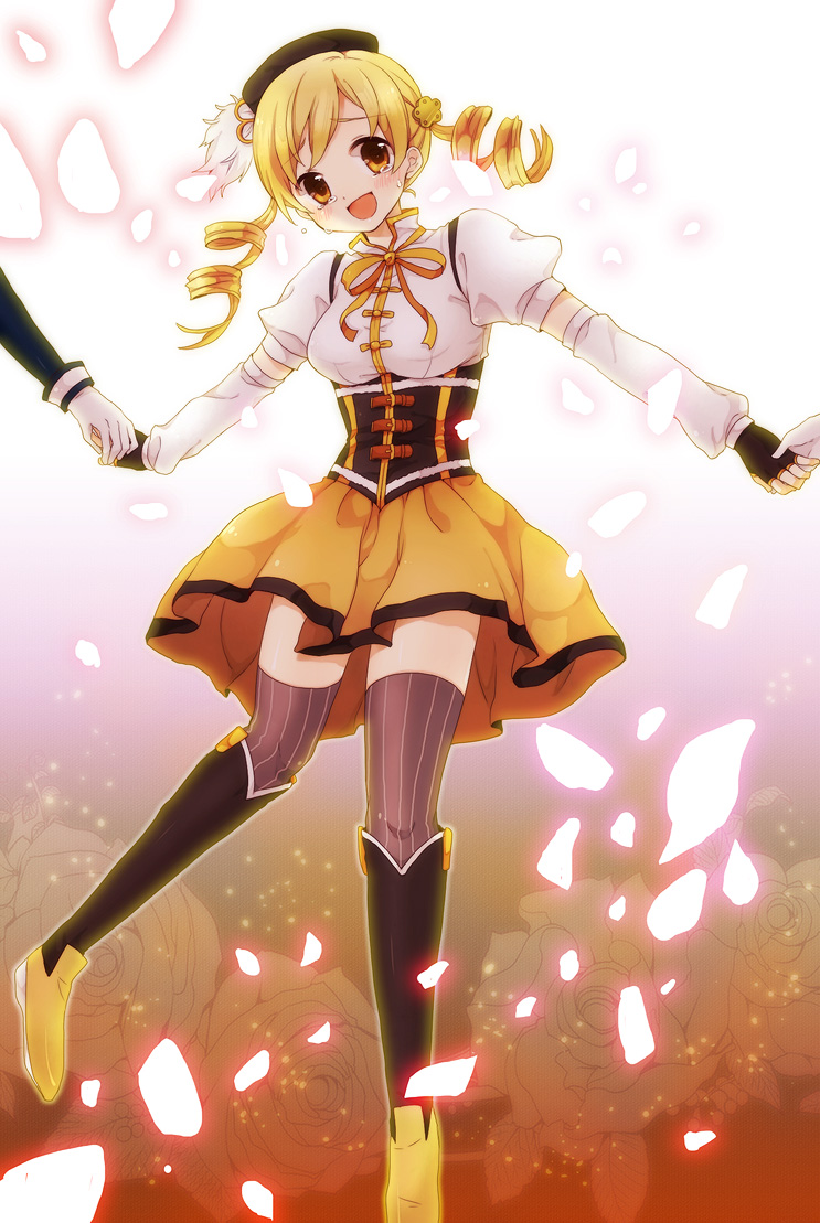 tomoe mami (mahou shoujo madoka magica) drawn by recton