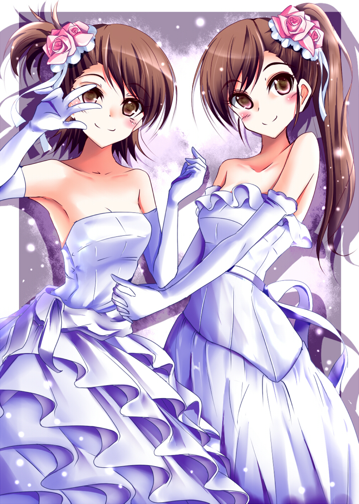 futami mami and futami ami (idolmaster) drawn by natsu_(anta_tte_hitoha)