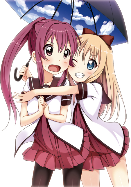toshinou kyouko and sugiura ayano (yuruyuri) drawn by hino_minato_(spec.c)