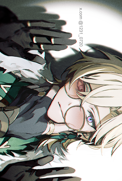 aventurine and dr. ratio (honkai and 1 more) drawn by np_(1231_0720)
