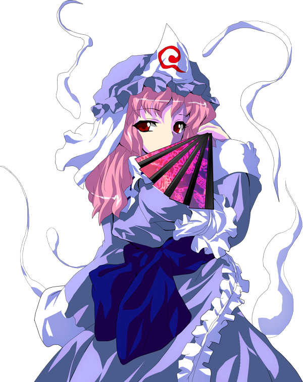 saigyouji yuyuko (touhou) drawn by oyu_no_kaori