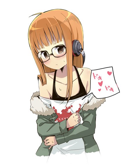 sakura futaba (persona and 1 more) drawn by amaa_(chou_dennou_jidai)