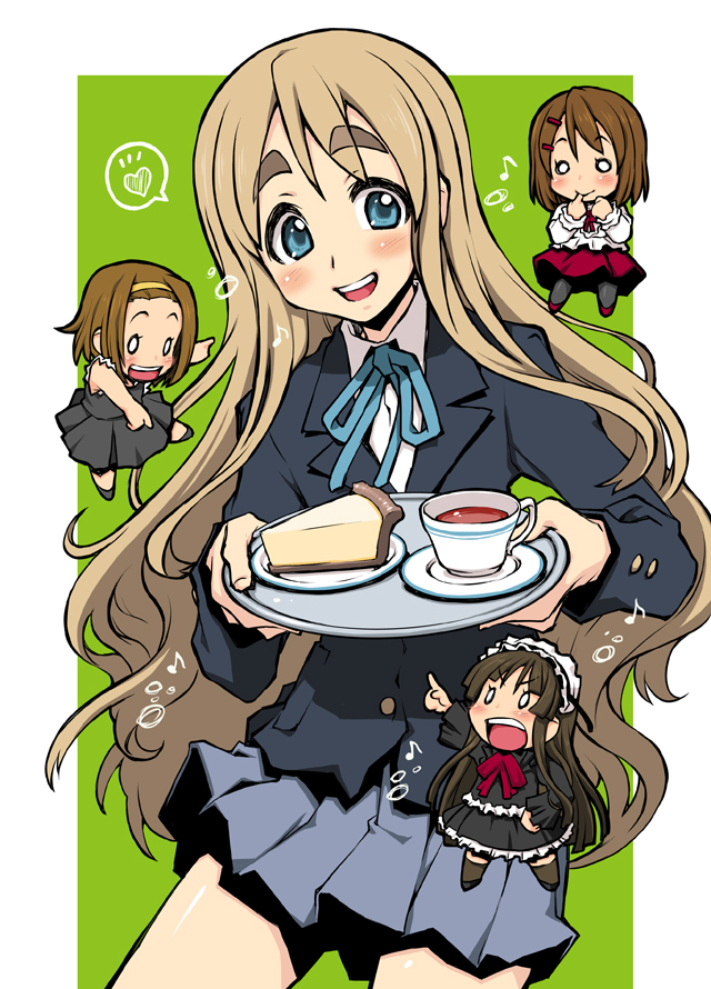 akiyama mio, hirasawa yui, tainaka ritsu, and kotobuki tsumugi (k-on!) drawn by tamori_tadaji