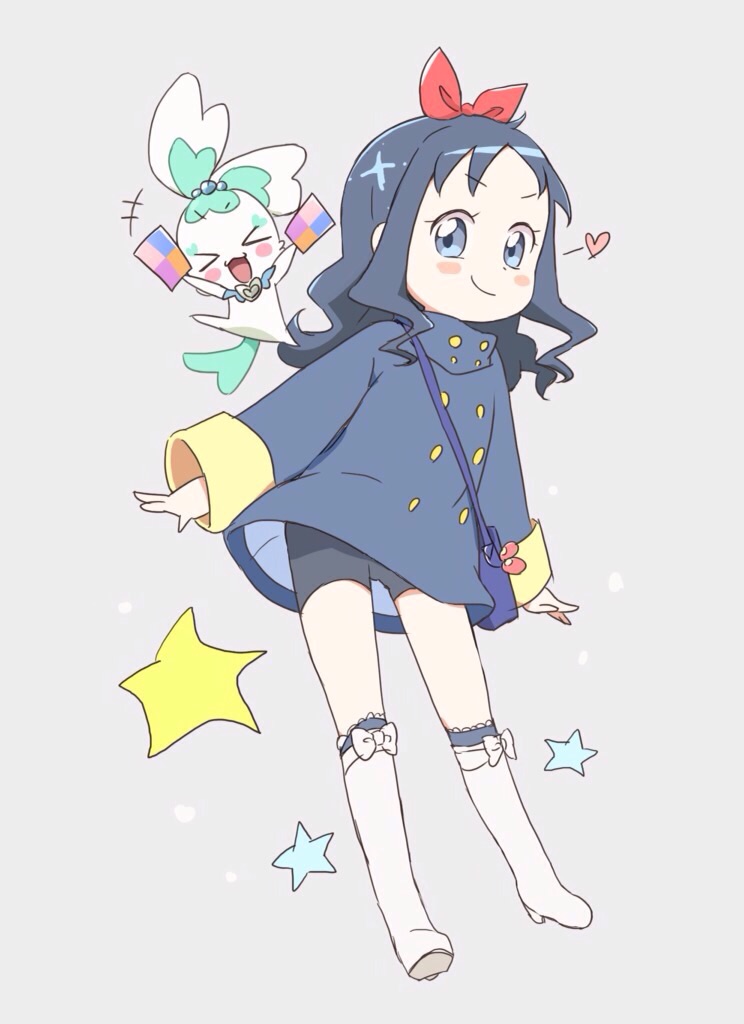 kurumi erika and coffret (precure and 1 more) drawn by rokomoko_(moko_mmm)