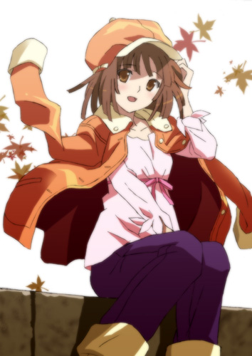 sengoku nadeko (monogatari and 1 more) drawn by heki_(axis)