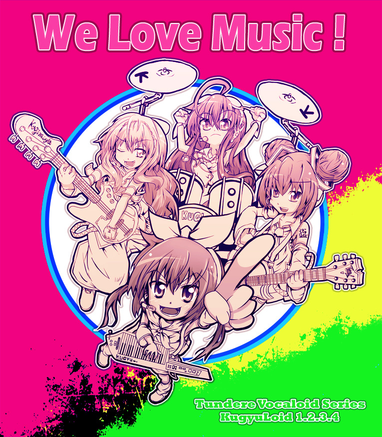 hatsune miku, kagamine rin, megurine luka, gumi, aisaka taiga, and 4 more (vocaloid and 4 more) drawn by tanashi_(mk2)