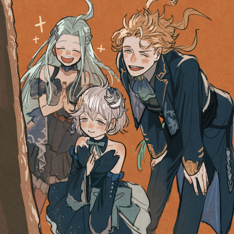 lyria, seofon, and yuni (granblue fantasy) drawn by fu_(furuyorufu)