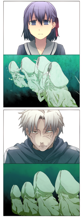 matou sakura and matou kariya (fate and 1 more) drawn by hakoniwa320
