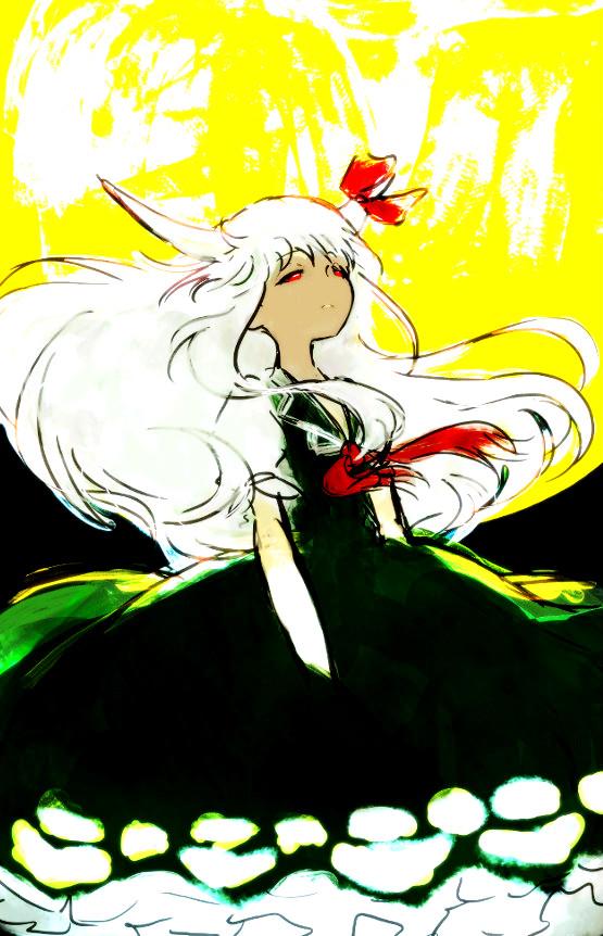 kamishirasawa keine and ex-keine (touhou) drawn by suzuko_(ponpokoponpon88)