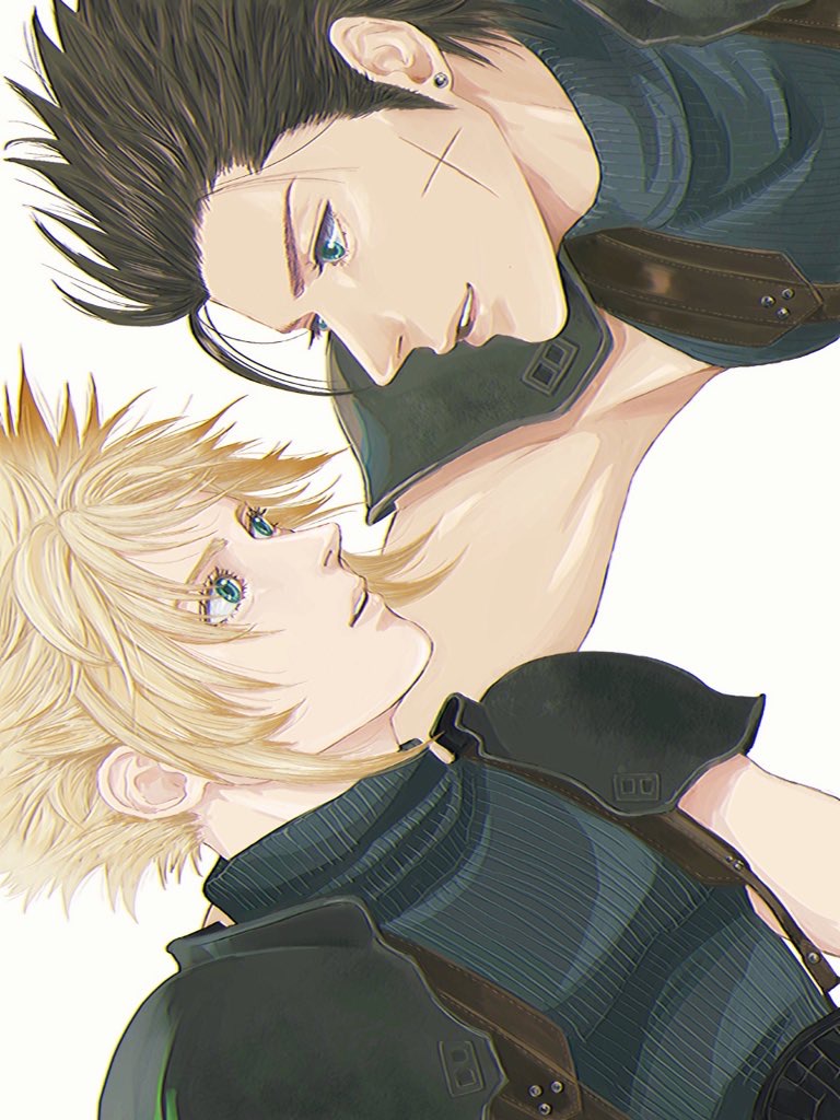 cloud strife and zack fair (final fantasy and 1 more) drawn by user_apdg4354