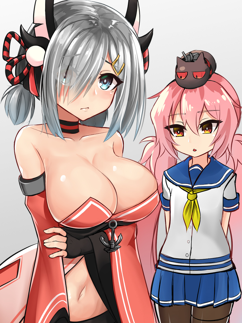 hamakaze (kantai collection and 1 more) drawn by sin_(kami148)
