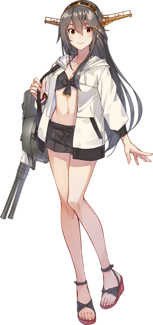 haruna kai ni and haruna (kantai collection) drawn by konishi_(koconatu)