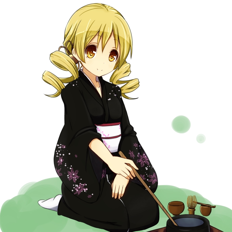 tomoe mami (mahou shoujo madoka magica) drawn by amano_kouki