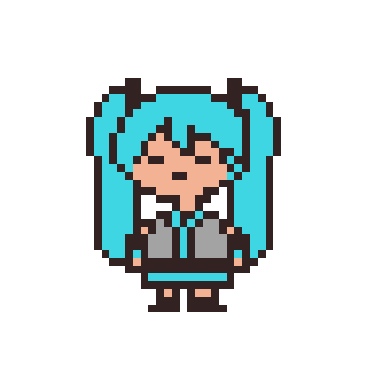 hatsune miku (vocaloid and 1 more) drawn by shima_musicline