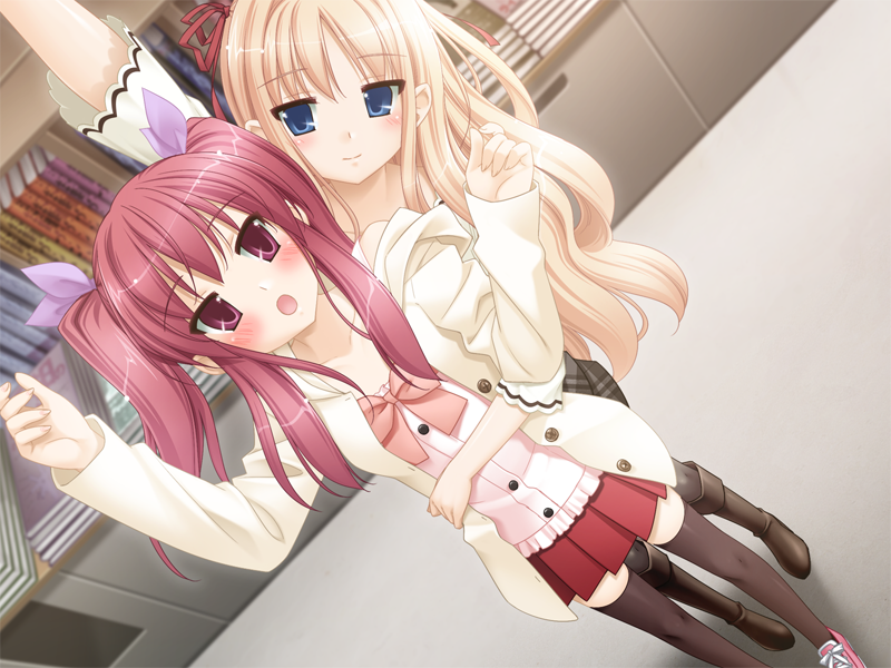 oda nanami and matsubara yuuna (sono hanabira ni kuchizuke wo) drawn by kani_biimu