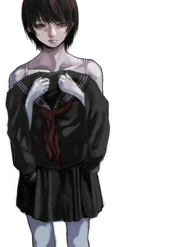 kurosawa rei (fatal frame and 1 more) drawn by gauss_<bokashi