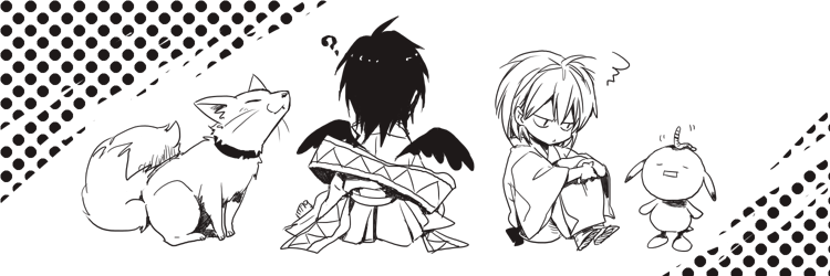haruka, youko, ichinomiya kantarou, and muu-chan (tactics) drawn by yuki_(hello_idiot)