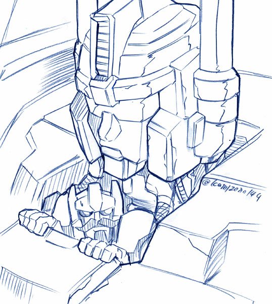 ultra magnus and minimus ambus (transformers and 1 more) drawn by kamizono_(spookyhouse)