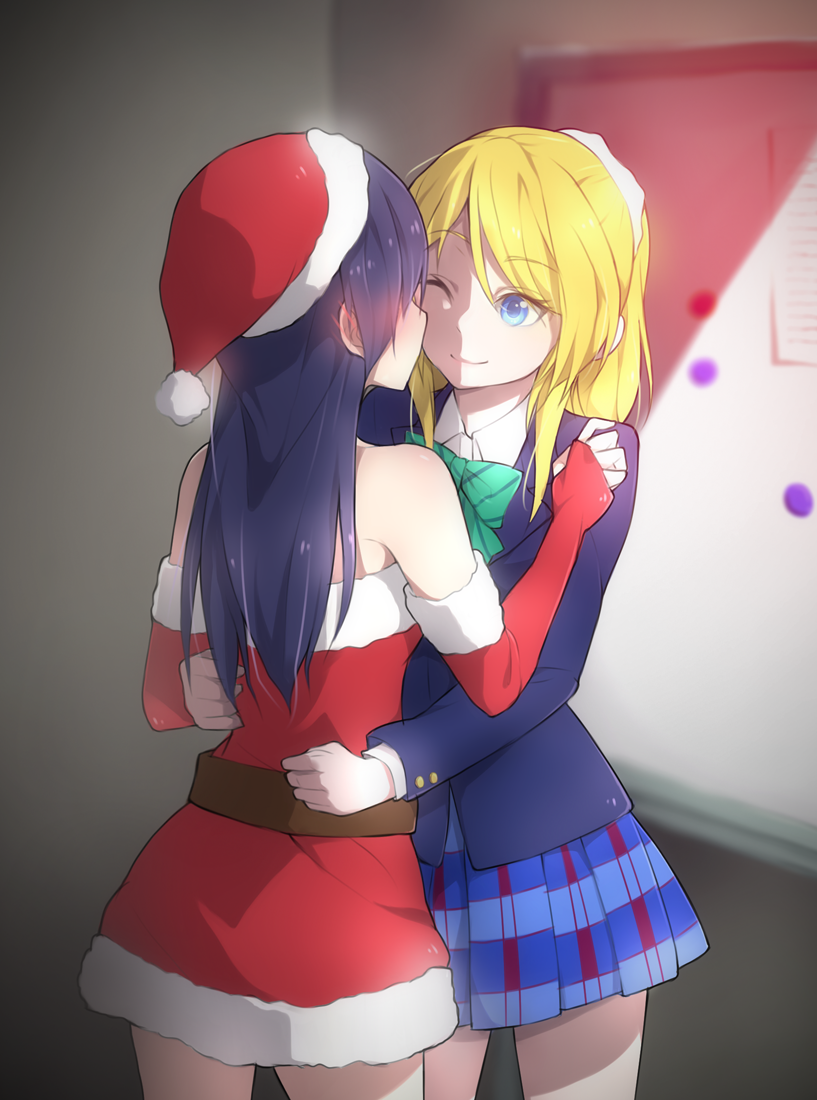 sonoda umi and ayase eli (love live! and 1 more) drawn by futonchan