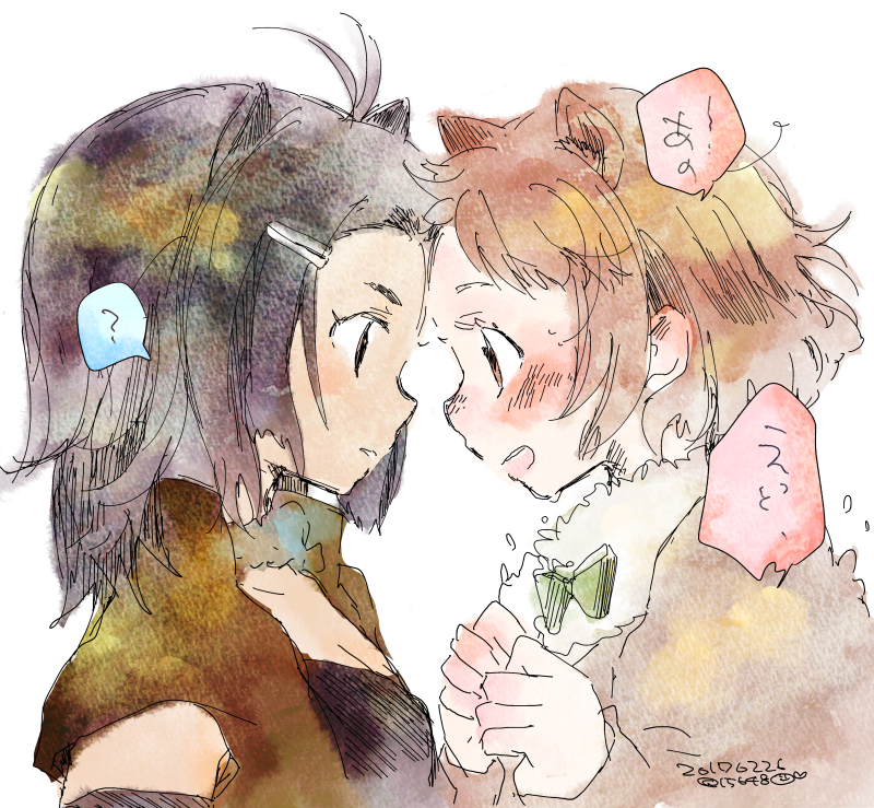 american beaver and black-tailed prairie dog (kemono friends) drawn by ichigo6480