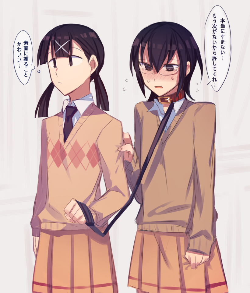 komiyama kotomi and itou hikari (watashi ga motenai no wa dou kangaetemo omaera ga warui!) drawn by aoki_shizumi