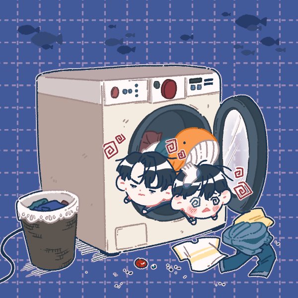 park moo-hyun and shin hae-ryang (eoduun badaui deungbul-i doeeo) drawn by deepblue1059