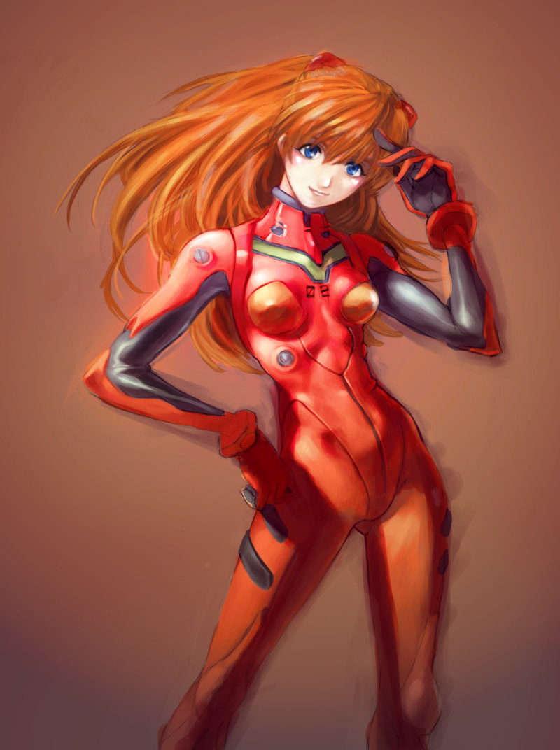souryuu asuka langley (neon genesis evangelion and 1 more) drawn by jet_kimchrea