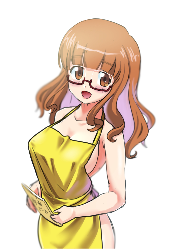 takebe saori (girls und panzer) drawn by shiina_excel