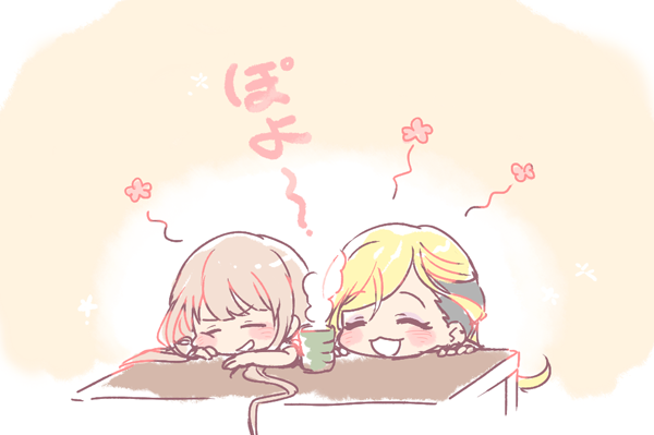 futaba anzu and fujimoto rina (idolmaster and 1 more) drawn by chimoon