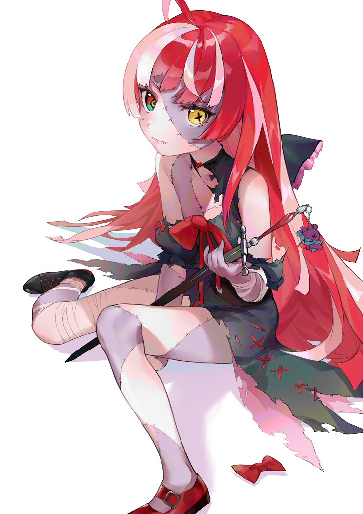 kureiji ollie (hololive and 1 more) drawn by g_li