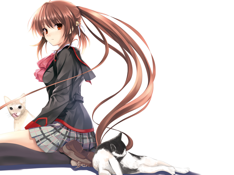 natsume rin (little busters!) drawn by cradle_(circle) and misaki_kurehito
