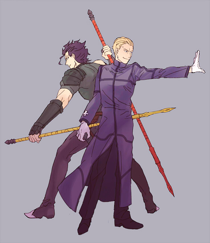 diarmuid ua duibhne and kayneth el-melloi archibald (fate and 1 more) drawn by ossan_(ojyamax)