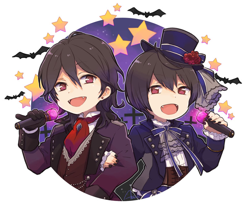 sakuma ritsu and sakuma rei (ensemble stars!) drawn by asami_(highway)