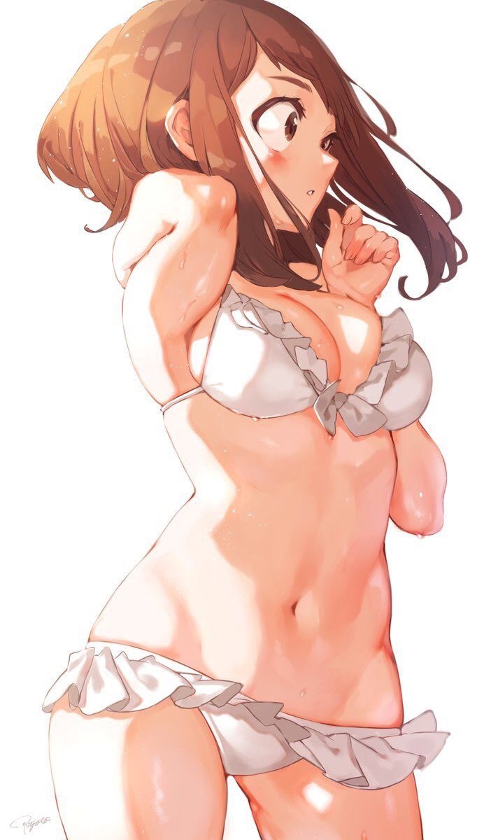 uraraka ochaco (boku no hero academia) drawn by ryota_(ry_o_ta)