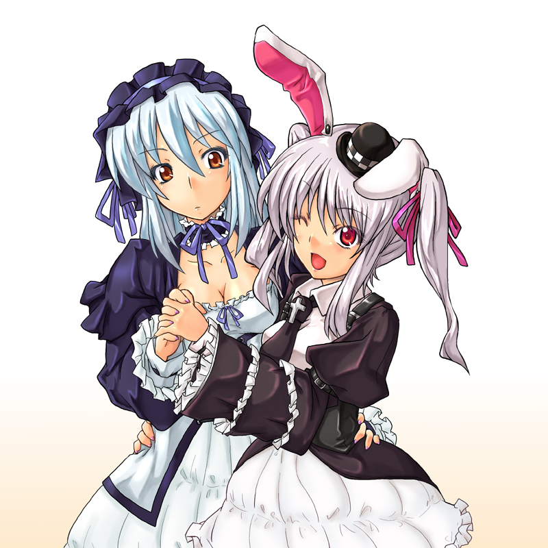 reisen udongein inaba and kamishirasawa keine (touhou and 1 more) drawn by ta_ki